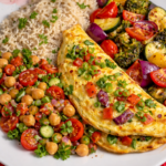 Omellet & Veg Traybake