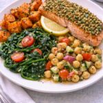 Herb-Crusted Salmon & Chickpea Vinaigrette