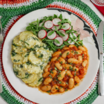 Herbed Potato & Spinach Gratin